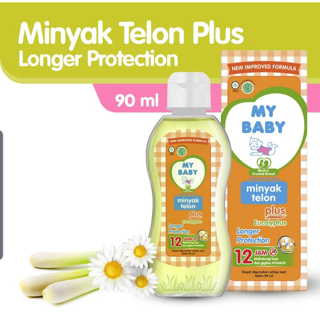 Anti Nyamuk Telon Plus My Baby Longer Protection Perlindungan dari Nyamuk 90ml 60ml Anti Serangga