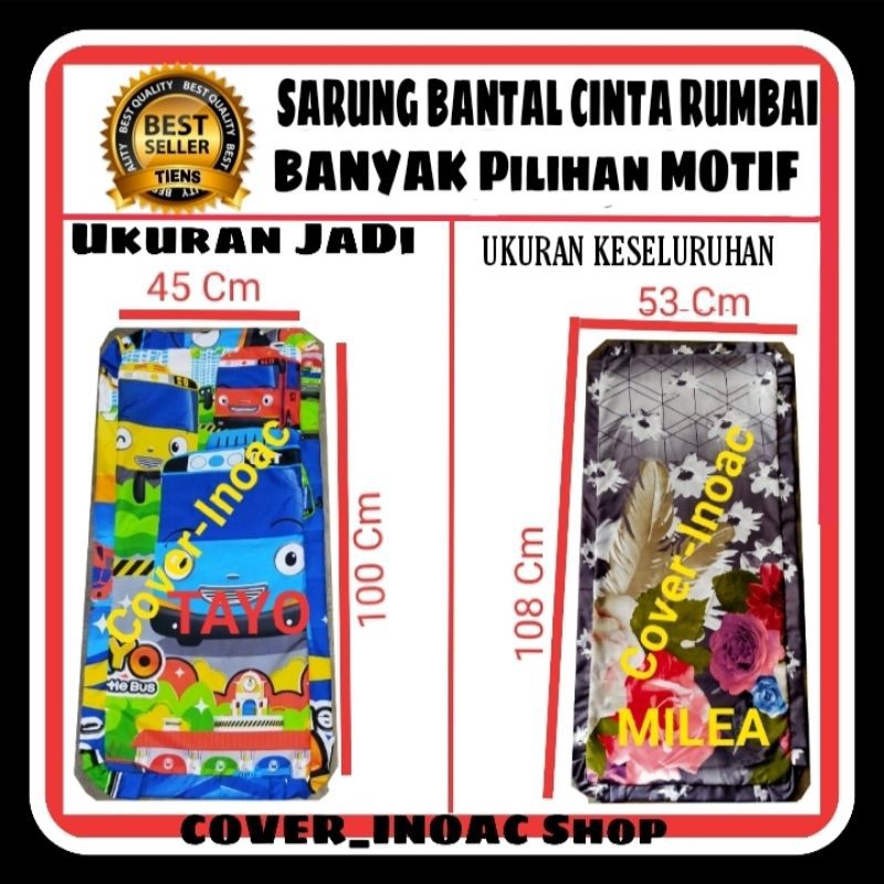 Cover/sarung bantal cinta jumbo rumbai Resleting murah.. distributor