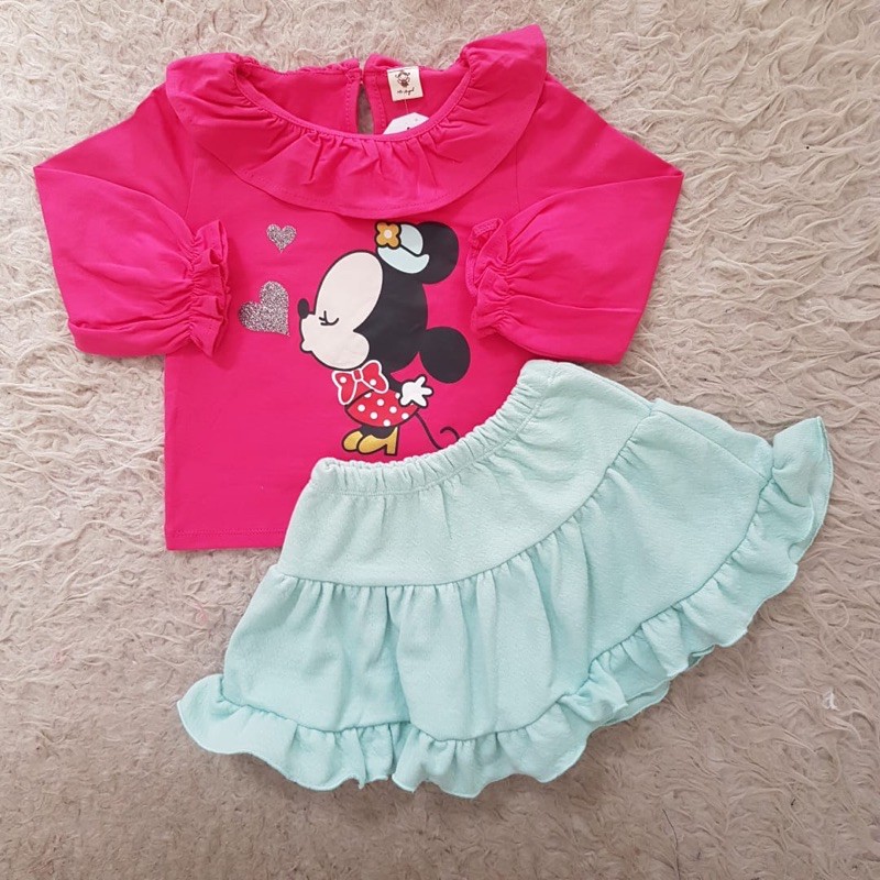 baju bayi Minnie Tsum2 Set