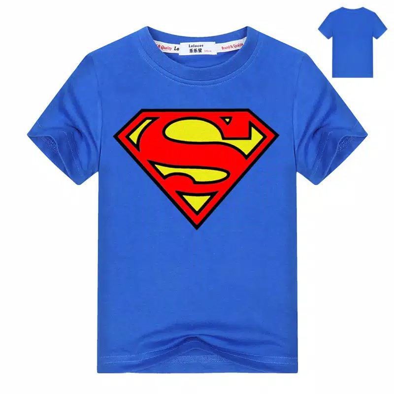 kaos anak logo superman / KAOS ANAK LAKI LAKI SUPERMAN LOGO