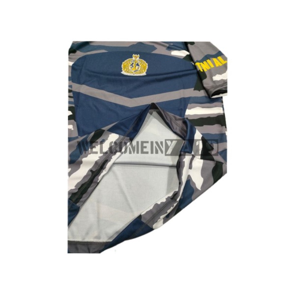 Kaos Pendek Full Print Jersey Drifit Loreng TNI AL / Oblong Loreng KRI Premium