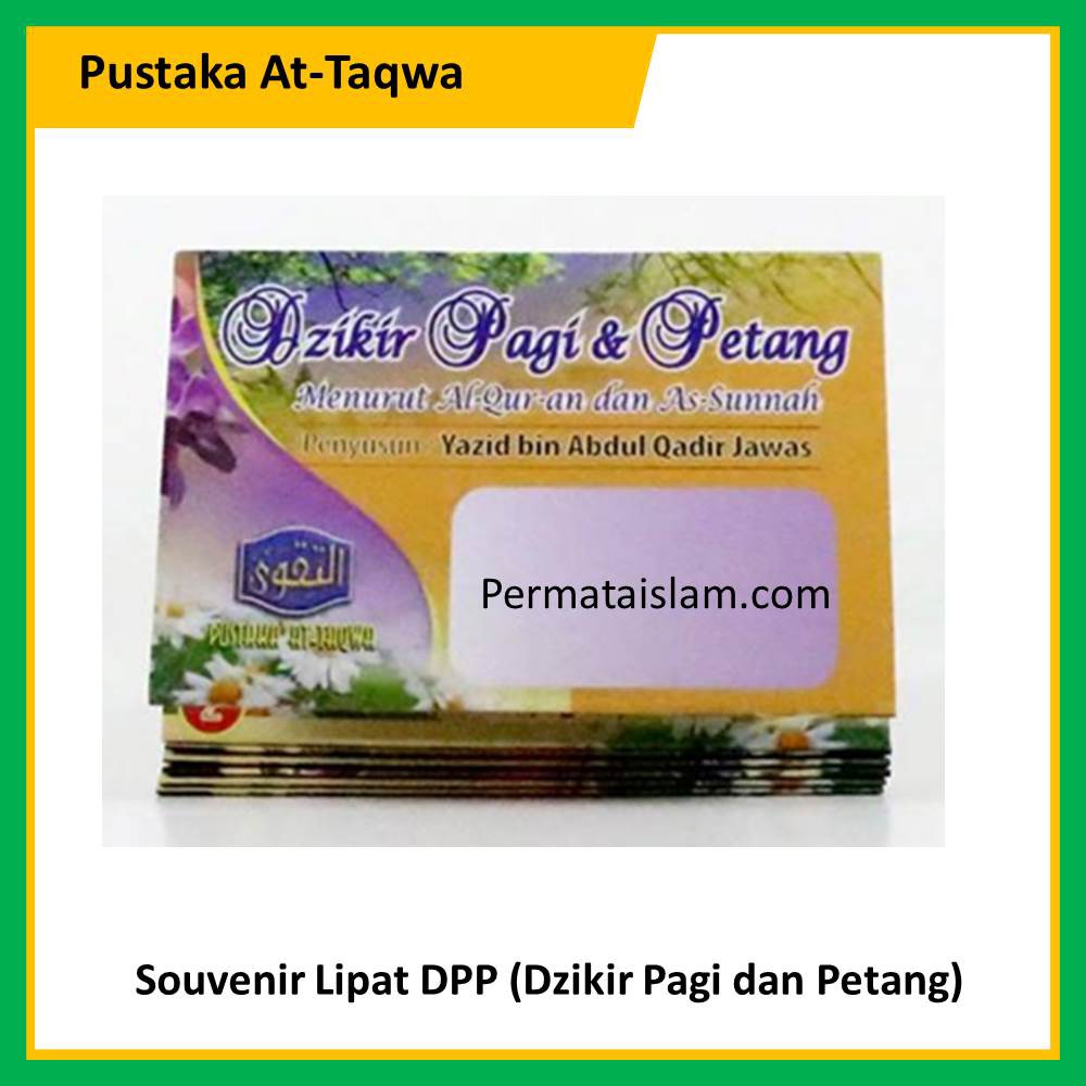 Souvenir Dzikir Pagi dan Petang Lipat - Pustaka At-Taqwa