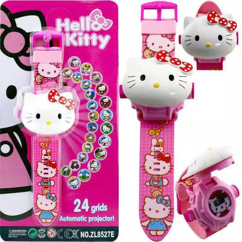 JAM HELLO KITTY ANAK PEREMPUAN /JAM LUCU /JAM UNIK