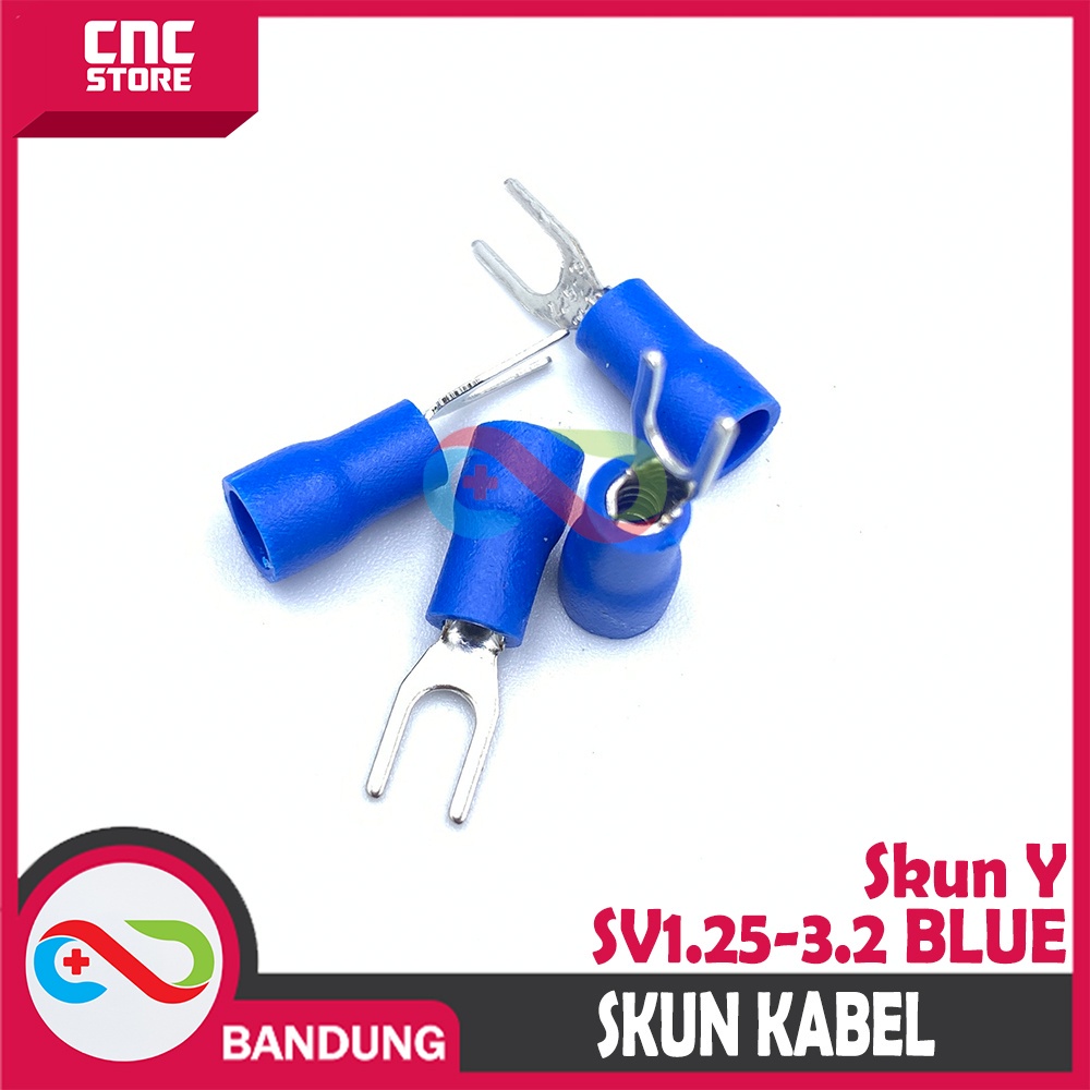 SKUN Y SKUN GARPU CONNECTOR KABEL SV1.25-3.2 BLUE