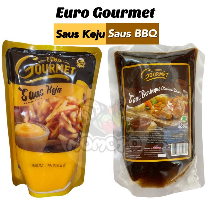 

GROSIR Euro Gourmet Saos Keju Cheese Sauce 500 gram - EG Saus Keju