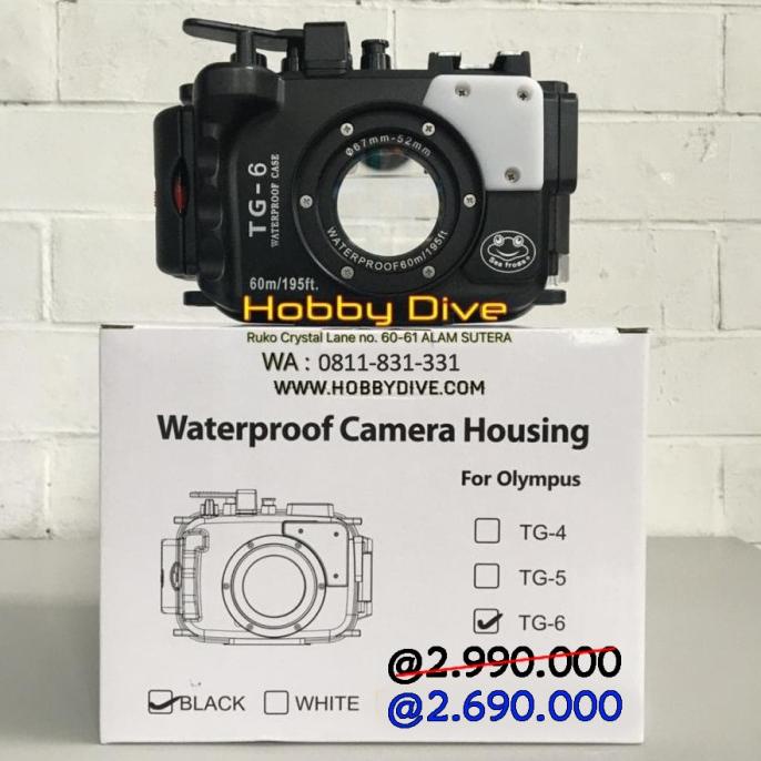 Olympus Tg-6 Housing Sea Frogs Hd-260 Black - Tg6 - Tg 6