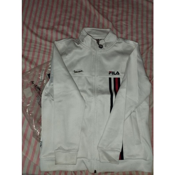 Jaket Women FILA x Vespa White - Preloved