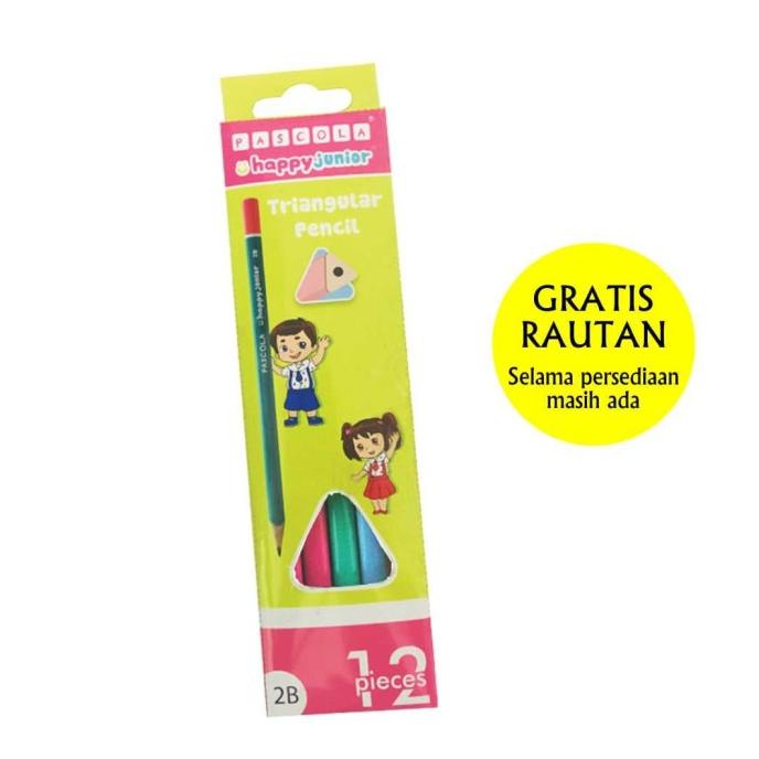 

[COD] STANDARD PASCOLA HAPPY JUNIOR 2B - PENSIL 12 PCS TERUJI Kode 489