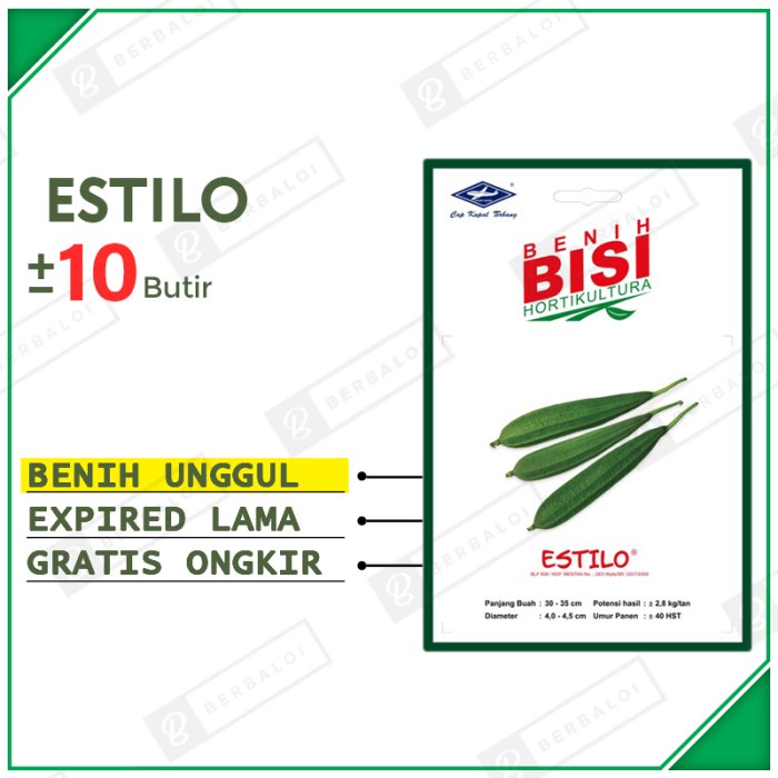 Estilo F1 Bibit Gambas Oyong Unggul Benih Oyong Gambas Hibrida