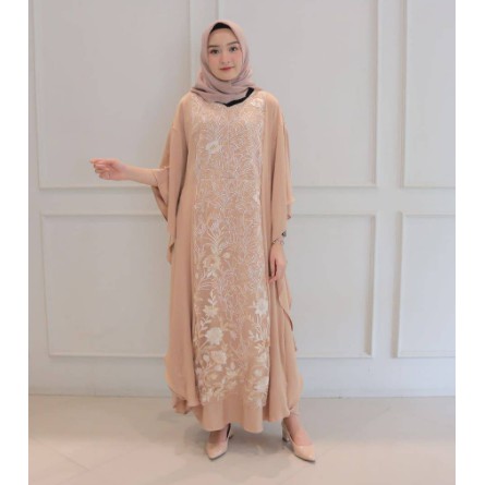 Gamis syari brokat renda gamis butiq mewah pesta premium terbaru baju lebaran 2022 promo murah