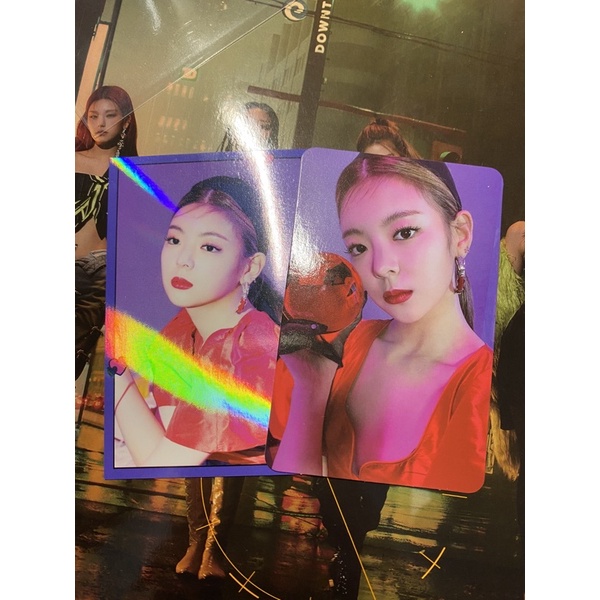 WITHDRAMA POB ITZY GUESS WHO LIA PHOTOCARD GLASS
