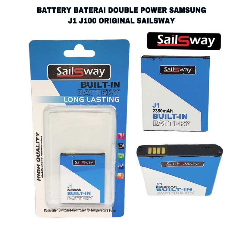 BATTERY BATERAI DOUBLE POWER SAMSUNG J1 J100 ORIGINAL SAILSWAY