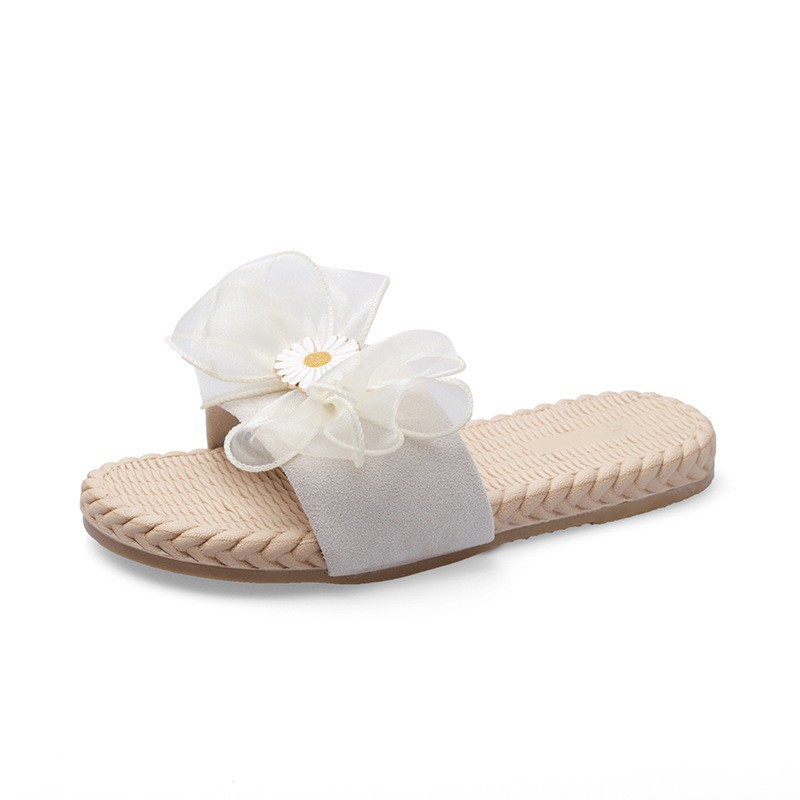 NDY 05 SANDAL FLIPFLOP PITA TALI SUN FLOWERS