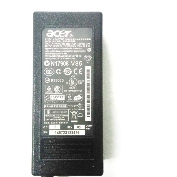 ➼ Adaptor Charger Original Laptop Acer Aspire V5-471 V5-471G V5-431 ➱