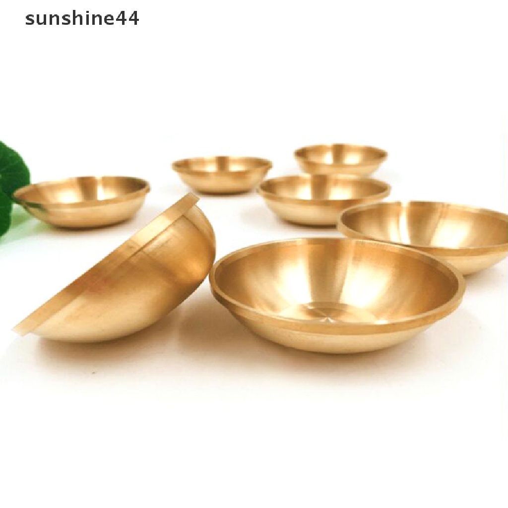 Sunshine Mangkok Mini Bahan Tembaga Kuningan Untuk Meditasi Air Buddha Tibet