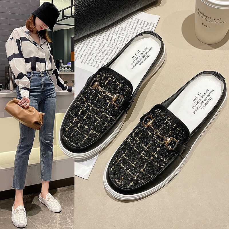 aid 0115,sepatu wanita flat slip on sepatu import fashion cantik dan terkiniian sepatu wanita import fashion
