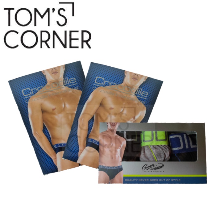 ORIGINAL [ISI 3] Celana dalam pria Crocodile 521-246 |CD Cowok | dalaman laki