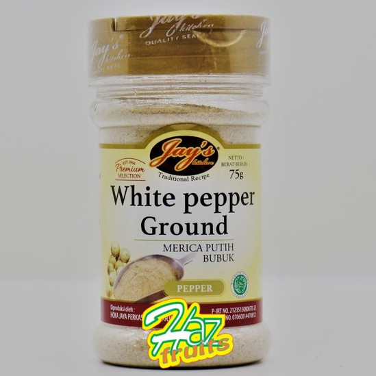 

JAY'S WHITE PEPPER GROUND 75 GRAM