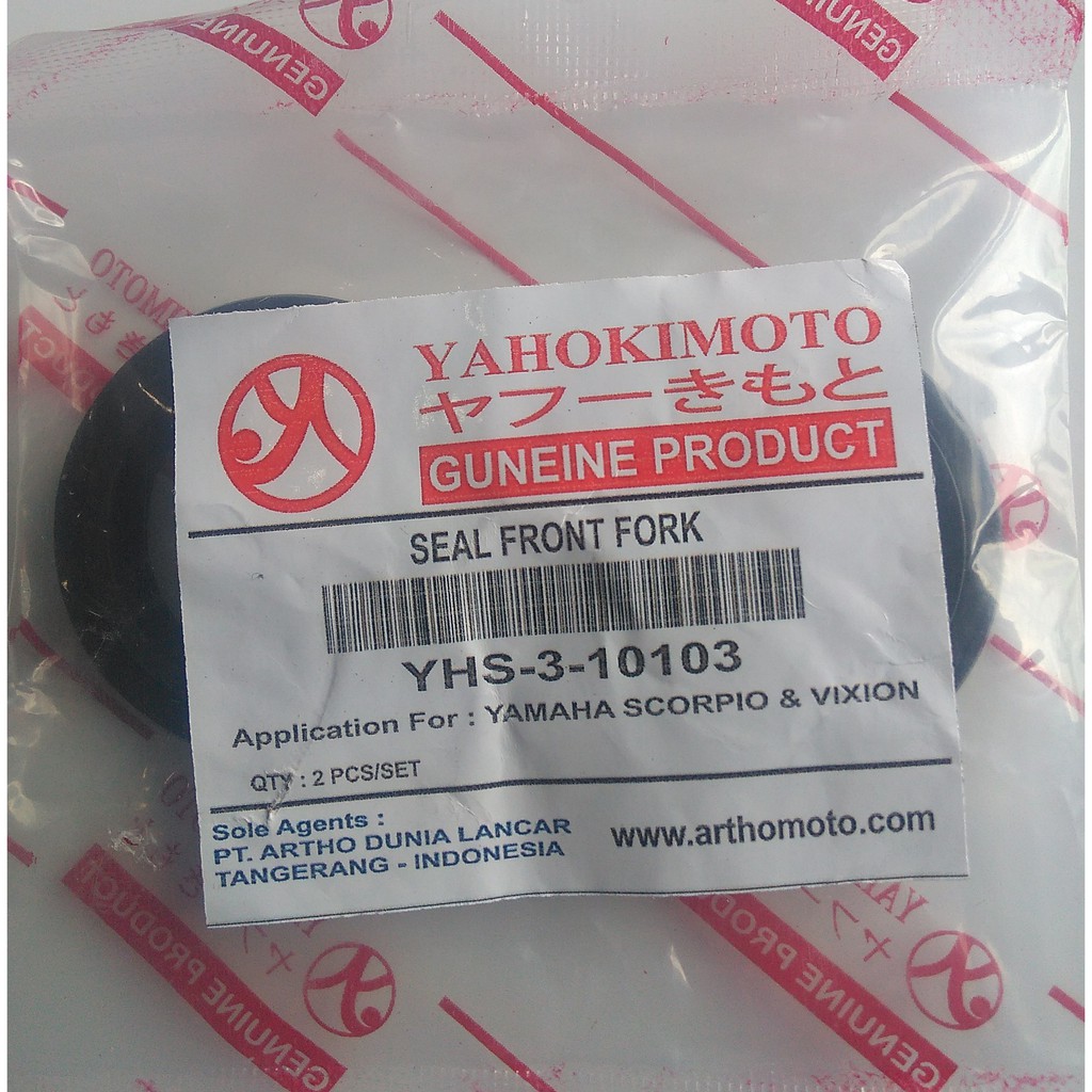 SEAL SHOCK DEPAN SCORPIO / VIXION
