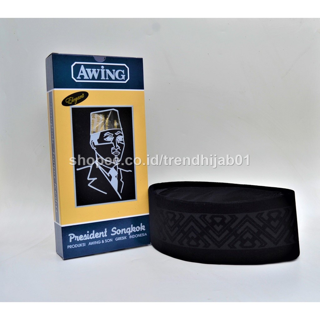 Awing Peci Songkok Elegant Laser Piramid Songkok Motif Laser