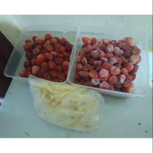 

Strowberry Frozeen Free kentang(Nett)