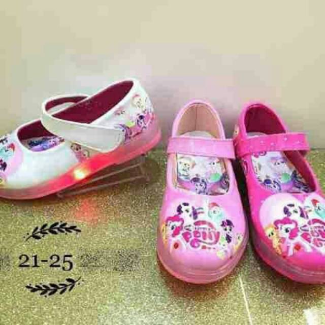 Sepatu LED pony Sepatu Little Ponny Led Sepatu Anak Led Sepatu Anak Import