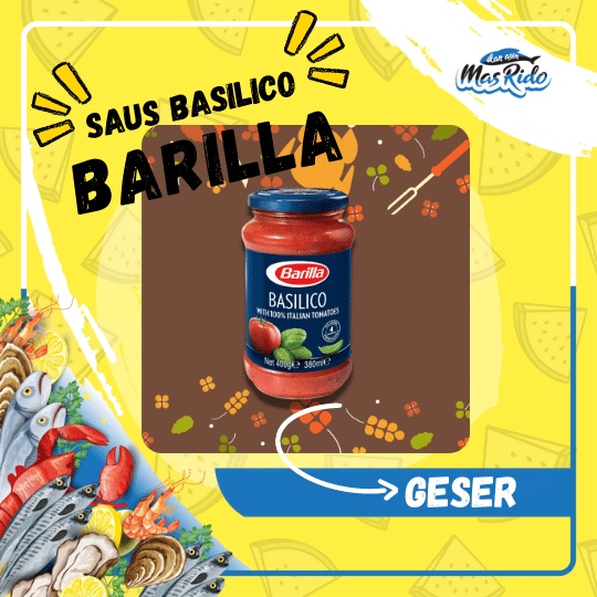 

Pasta Sauce Tomat Barilla Basilico Dengan Basil Italian Tomatoes