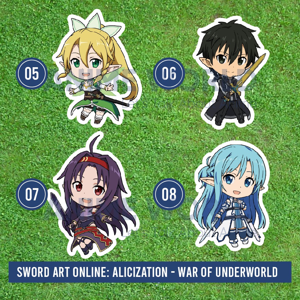 Stiker Anime Sword Art Online Alicization War Of Underworld