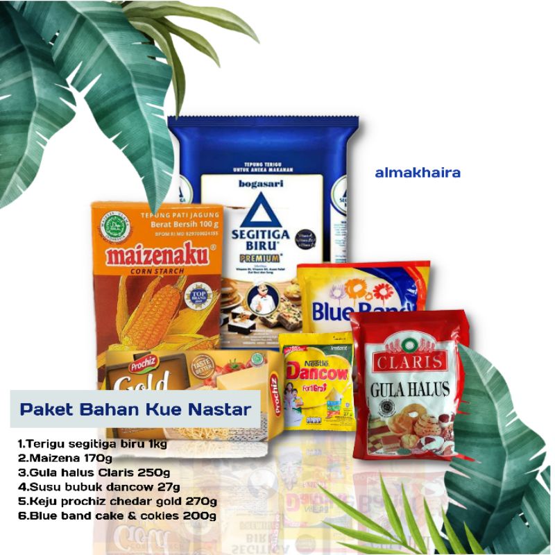 

Paket bahan kue nastar