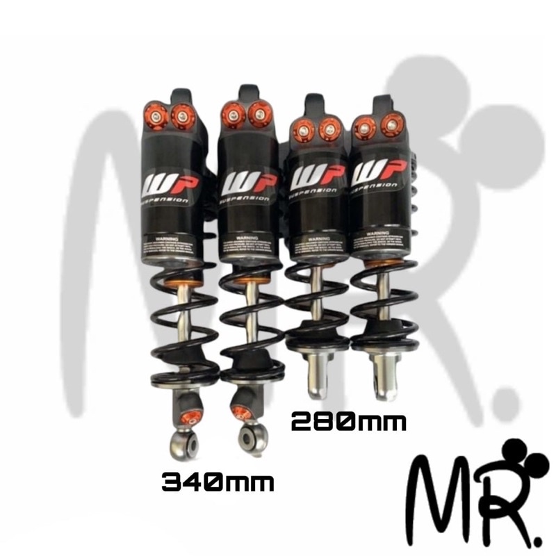 SHOCK - SHOCKBREAKER BELAKANG TABUNG ATAS COPY WP MOTOR BEBEK UK 340 DAN 280 MEGA PRO SUPRA KHARISMA SMASH JUPITER MX FIZR NMAX AEROX PCX ADV RX KING NINJA R RR DLL SOK SHOK SHOCK BREAKER