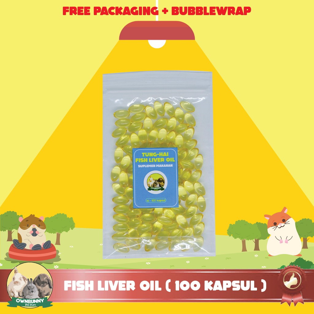 MINYAK IKAN FISH OIL 100 KAPSUL