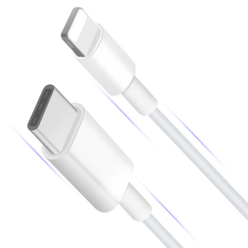 Kabel Charger USB Type C to Lightning Fast Charging 18W - CTLN - White