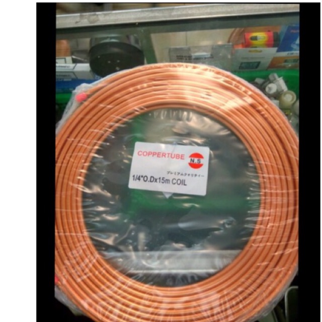Pipa tembaga 1/4 eceran