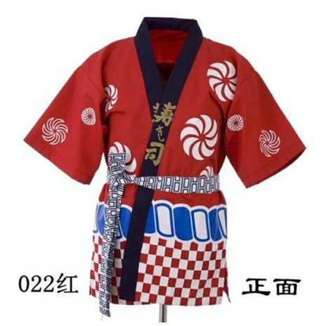 YUKATA KIMONO HAPPI HAPI SERAGAM RESTORAN TAKOYAKI SUSHI JEPANG JAPAN UNIFORM ALL SIZE