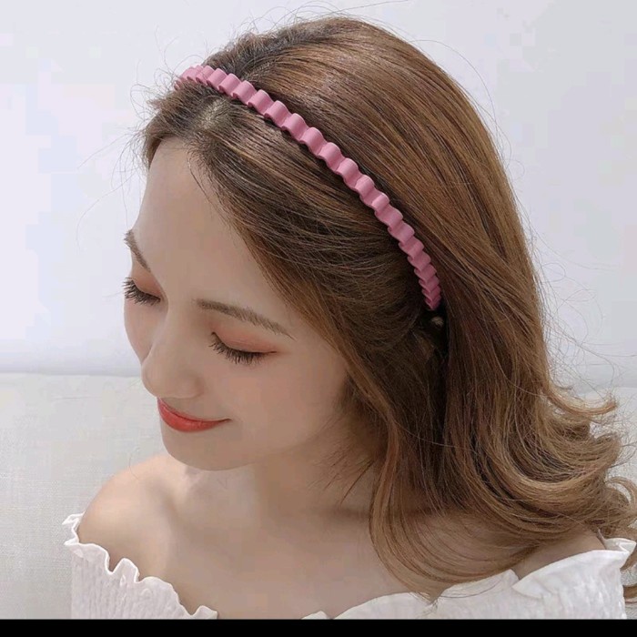 P6-Bando GELOMBANG DOFF Pria Wanita Sirkam Wave Matte Bandana Premium