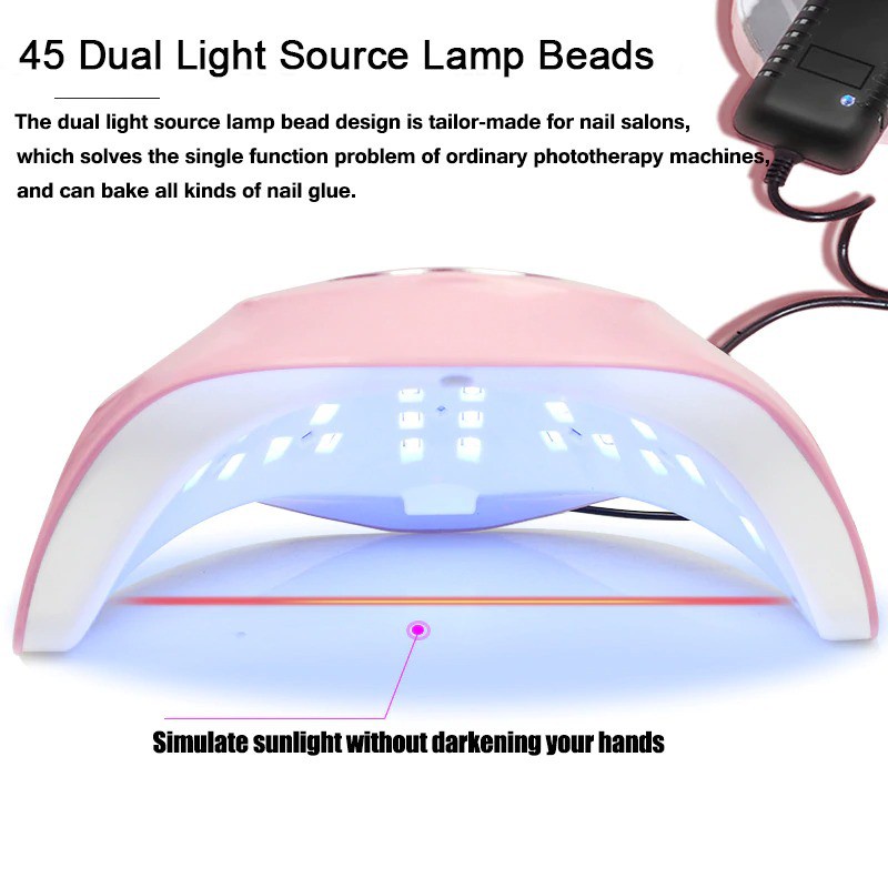 Mall Pengering Kutek Kuku UV LED Nail Dryer 45LED 180w biutte