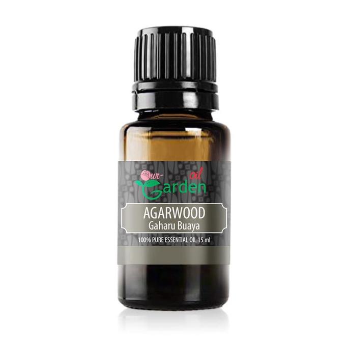AGARWOOD GAHARU BUAYA ESSENTIAL OIL OUR GARDEN 15ML AROMA TERAPI 15 ML