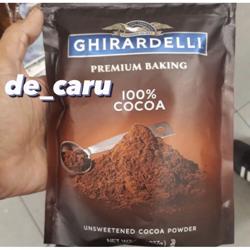 

GHIRARDELLI 100% COCOA UNSWEETENED COCOA POWDER 227g