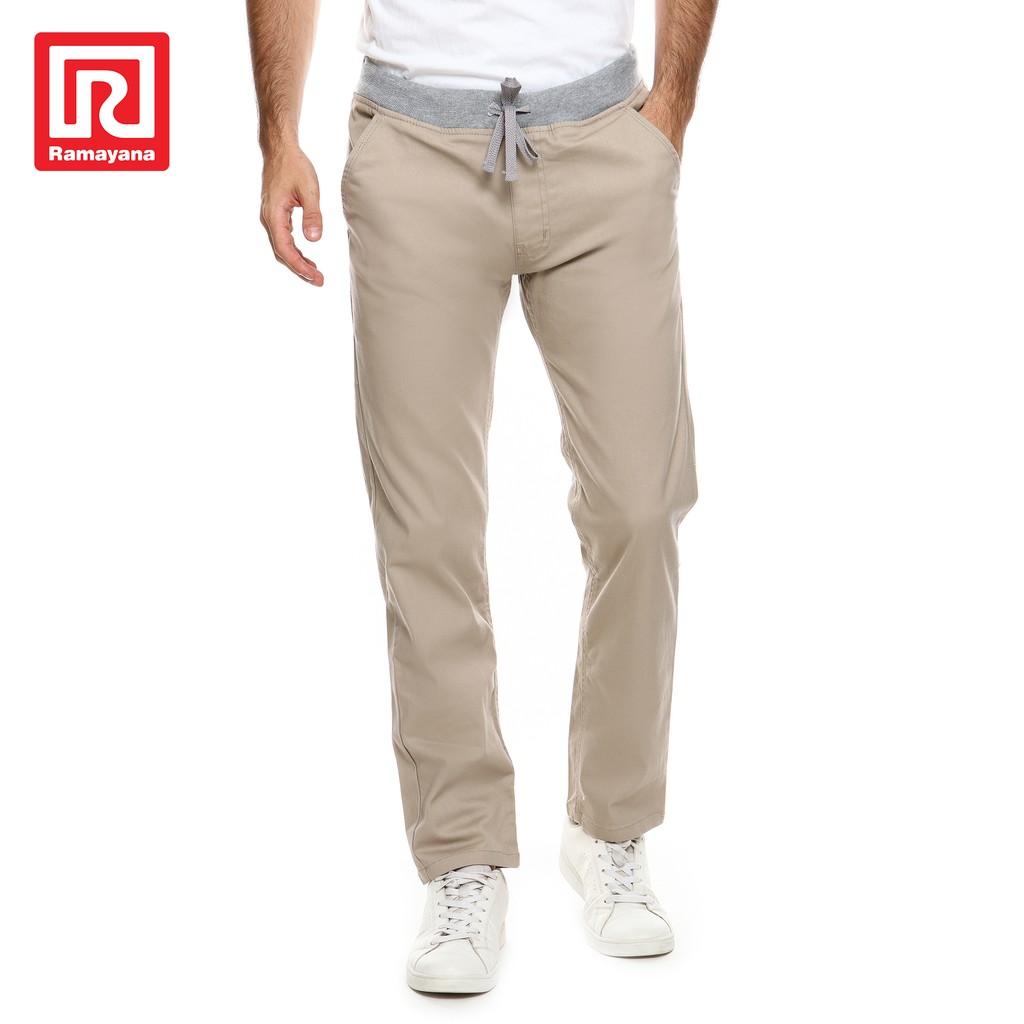  Ramayana  AX Celana  Pjg Chino  Rib 016Cm18t Khaki Shopee 