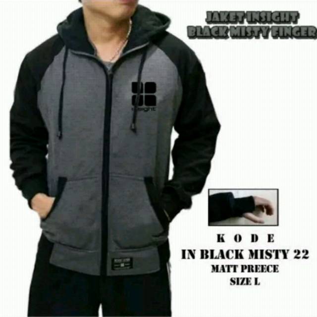 Sweater distro insight jaket pria wanita hoodie