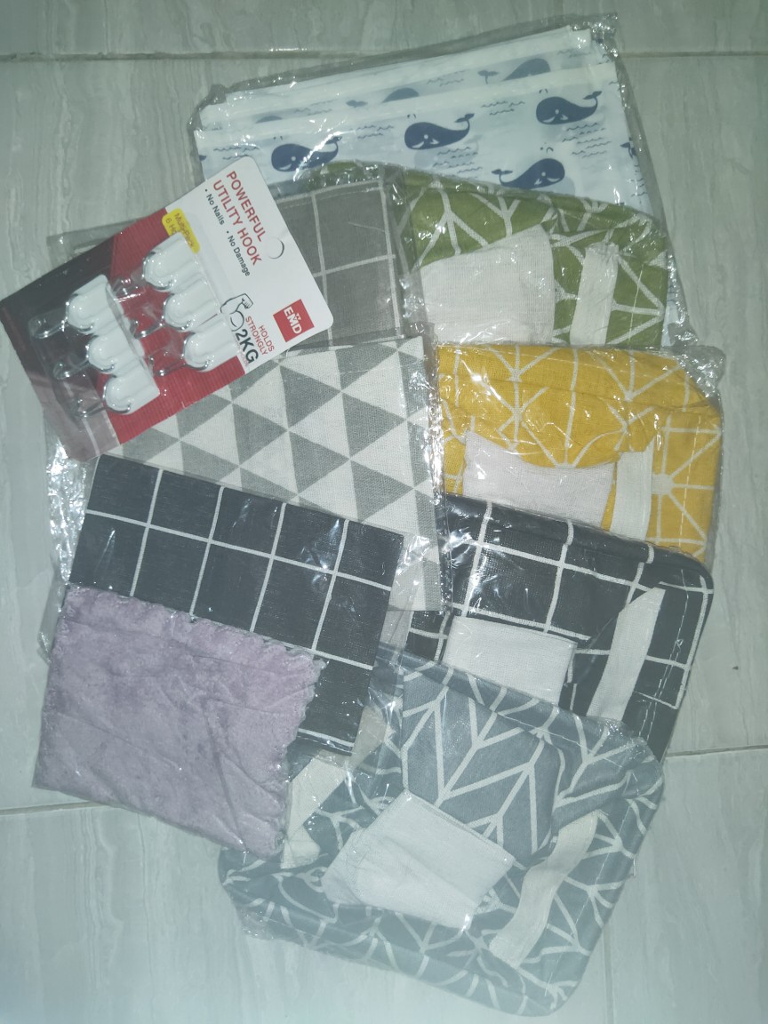 Gantungan Hook Multifungsi / Gantungan Dinding 1 Set Isi 6 Pcs