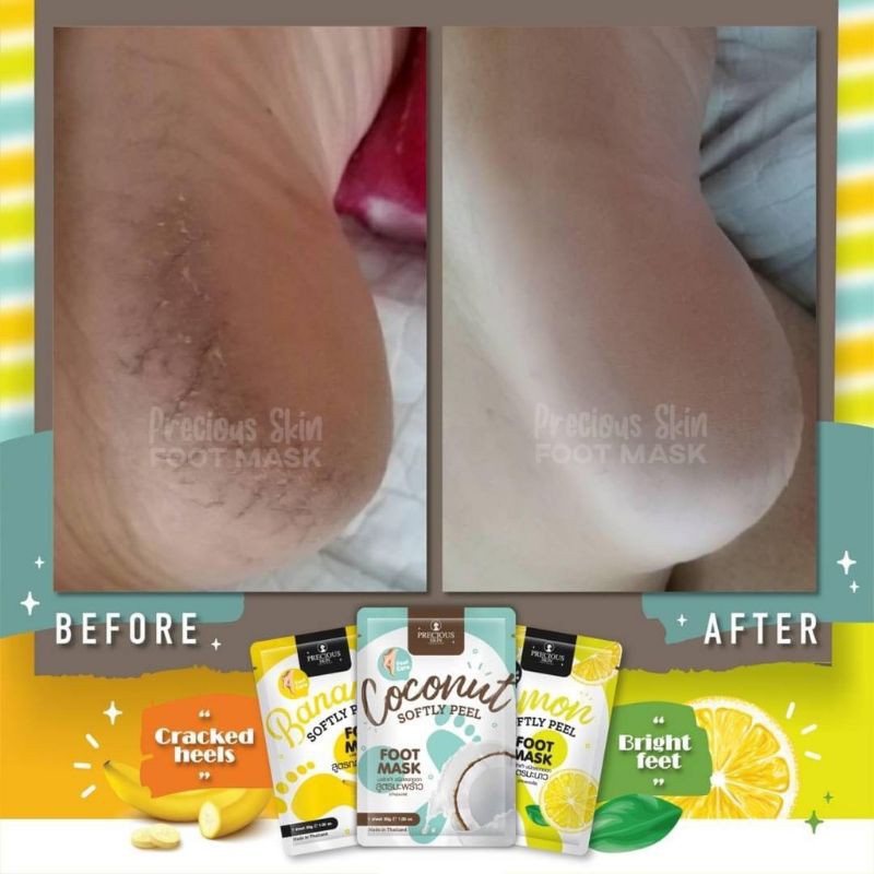 Foot Mask Precious Skin/masker kaki/skincare/masker/thailand