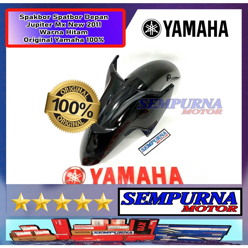 50C-F1511-00-1X Spakbor Slebor Depan Jupiter Mx New 2011 Hitam 100% Original Yamaha Asli Ori YGP