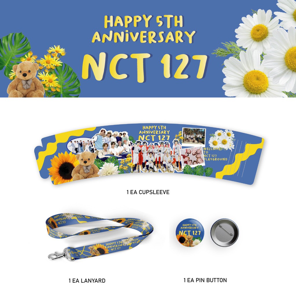 FANKIT 5th ANNIVERSARRY NCT 127 TAEIL JOHNNY TAEYONG YUTA DOYOUNG JAEHYUN JUNGWOO MARK HAECHAN