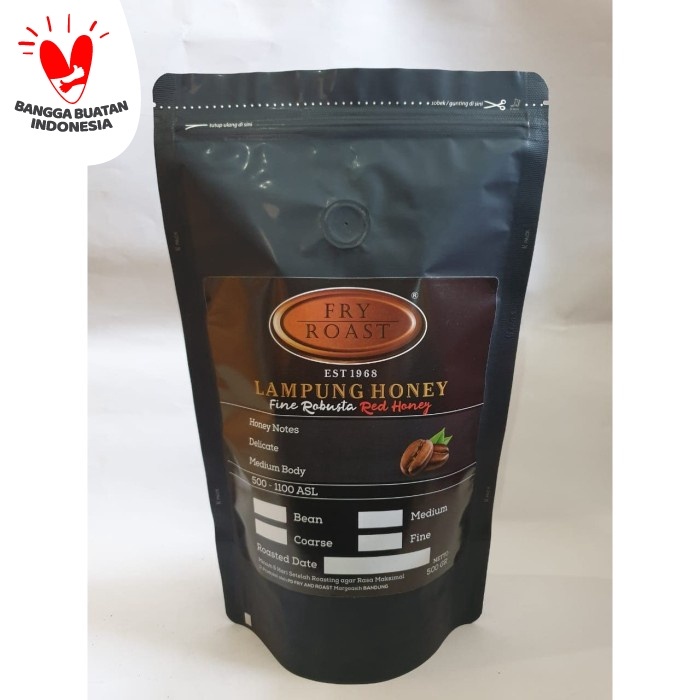 

DISKON - (BISA COD) KOPI ROBUSTA LAMPUNG HONEY 500 GRAM - BIJI