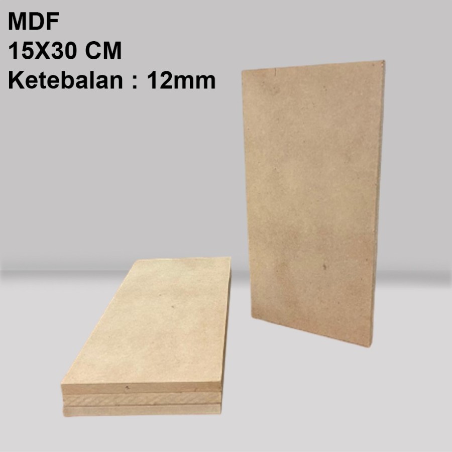 Papan Kayu MDF 12mm 8mm dan 6mm Ukuran 15cm x 30cm / Kayu Hiasan Dinding/Foto