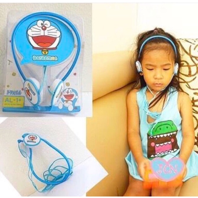 SALE !! HEADPHONE DORAEMON AL-1 ( GA DA MIC )