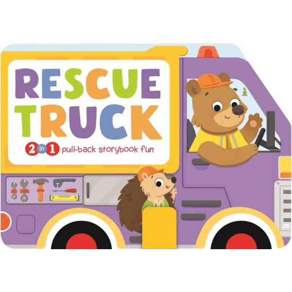 Igloo Books - Pull Back Books: Rescue Truck