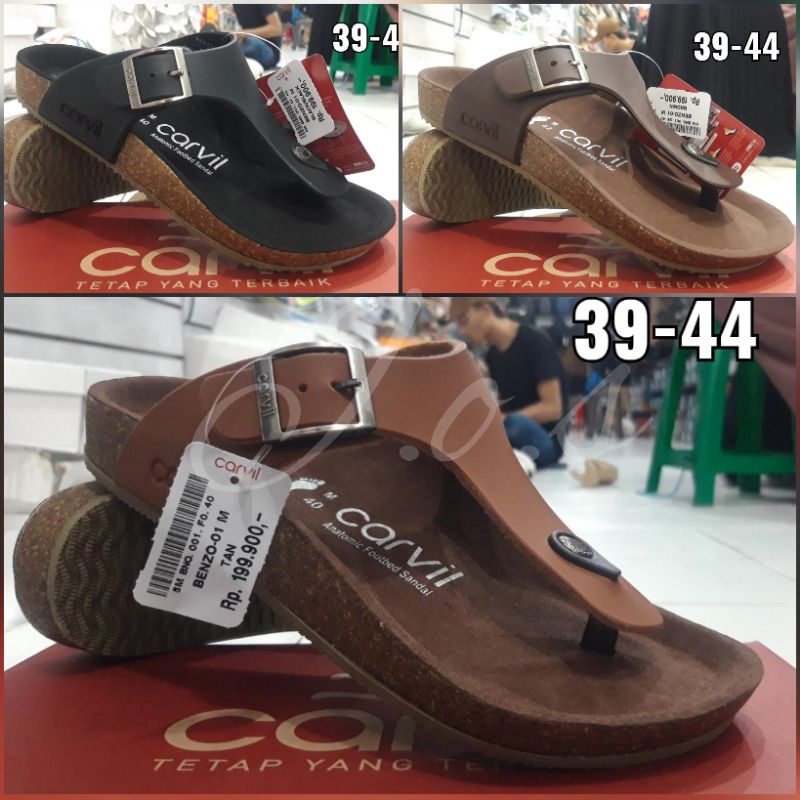 Sandal Carvil Benzo-01 Original Pria Dewasa / Carvil Sandal Japit Jempol Pria Dewasa