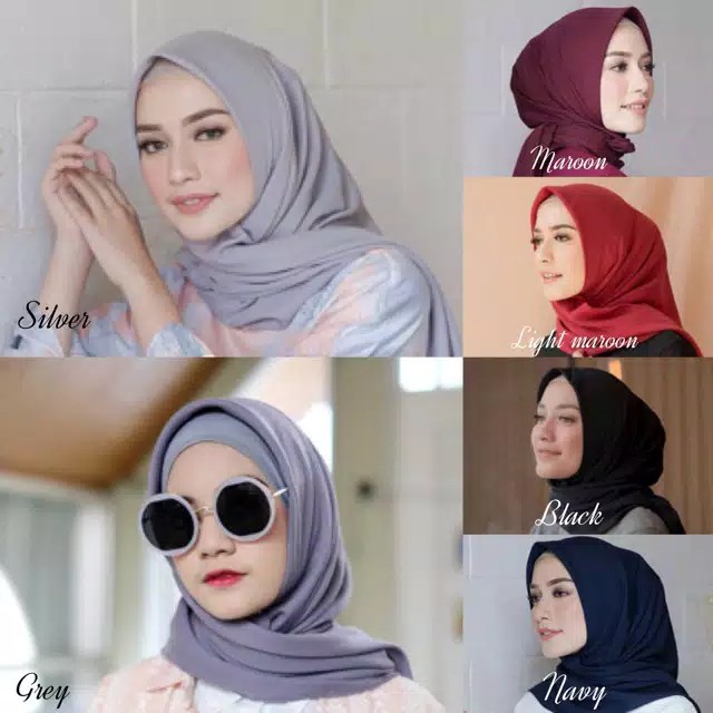 PRODUK ORI JILBAB BELLA SQUARE PREMIUM || JAHIT TEPI